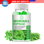 1000mg Moringa Leaf Organic Extract Serving 100% Pure Immune Support 120 Caps
