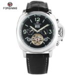 FORSINING Skeleton Tourbillon  Men Wrist Watch Modern Self-Wind Mechanical