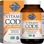 Whole Food Vitamin C Code Raw Capsules, 500Mg, Fruit & Veggie Blend, Probiotics