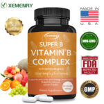 Vitamin B Complex Capsules 590mg – Support Energy Production, Enhance Immunity