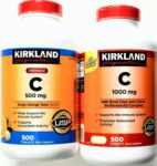 Kirkland Signature Vitamin C 1000mg or 500mg Chewables, 500 Tablets New Expires