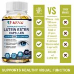 Eye Health Supplement, Lutein and Zeaxanthin, Vision Health, Eye Strain Support