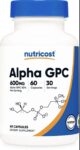 Nutricost Alpha GPC 300mg, 60 Vegetarian Capsules – Non-GMO and Gluten Free