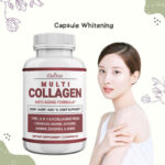 COLLAGEN PEPTIDES Types I, II, III, V, X 1000mg Anti-Aging Skin 120 Capsules