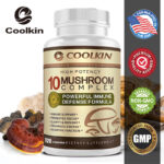 10 Mushroom Complex – Cordyceps Sinensis, Lions Mane – Nootropic Brain Enhancer