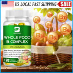 Vitamin B Complex – Whole Food Supplement B-Complex 120 Capsules Immune Boost