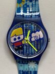 Swatch Watch “London Calling” ~ Rare ~ Mint ~ Never Worn ~ GS106