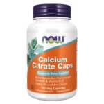 NOW FOODS Calcium Citrate – 120 Veg Capsules