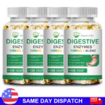 Digestive Enzymes Prebiotic & Probiotics Gas, Constipation & Bloating Relief