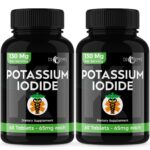 (2PK) – Potassium + Iodide Pills Tablets☆130 mg Supplement☆Survival Kit Fallout