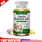 Garlic Oil 5000mg 120 Rapid Release Softgels Capsules 5000 Extract organic Pills