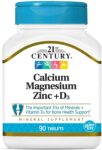 21st Century Cal Mag Zinc + D Tablets, 90 Count