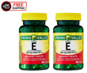 Spring Valley Vitamin E Supplement 400IU 200 Softgel Capsules