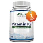 Vitamin K2 MK 7 200mcg – 365 Vegetarian and Vegan Tablets (not Capsules)