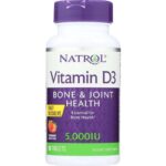 Natrol Vitamin D3 Fast Dissolve – Strawberry 125 mcg (5,000 Iu) 90 Tabs