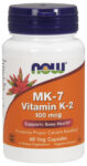 NOW Foods Vitamin K-2/MK-7 100mcg 60 Caps Bone Health FREE SHIP! 11/2024EXP