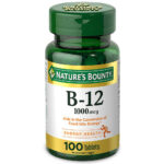 Nature’s Bounty Vitamin B12 Supplement. Supports Metabolism. 1000 mcg. 100 Tabs