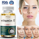 Vitamin E Capsules 1000IU – Natural Anti-aging, Antioxidant,Supports Skin Health