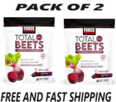 Force Factor Total Beets Soft Chews with Beetroot Supplement, 60 Chews