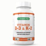 Vitamina D3 con K2 120 Capsulas 4 Meses