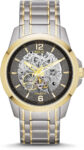 Relic by Fossil Men’s Skeleton Dial Watch ZR12109