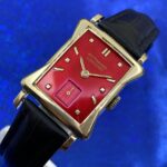 Vintage 1950s Mans WITTNAUER LONGINES Stunning Red Dial Fully Serviced &WARRANTY