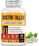 Doctor Taller 60 Vegan Capsules – Optimal Growth, Immunity Supplement for Age 8+