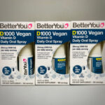 BetterYou D1000 VEGAN Vitamin D3 Oral Spray 1000IU 15ml 100 Servings x 3PK 7/24+