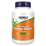 NOW FOODS Ginkgo Biloba, Double Strength 120 mg – 200 Veg Capsules