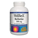 Natural Factors, WellBetX, Berberine, 500 mg, 120 Vegetarian Capsules