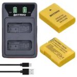 2x 1530mAh EN-EL14 EN EL14 EN-EL14a Battery + Dual LCD Dual Charger for Nikon P7800,P7100,D3400,D5500,D5300,D5200,D3200,MH-24