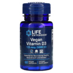 Vegan Vitamin D3, 125 mcg (5000 IU), 60 Vegan Capsules