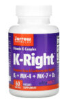 Jarrow Formulas, Inc. K-Right Vitamin K Complex 60 Softgels Best By 5/2025