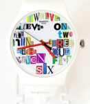 SWATCH SWISS MADE, MODEL MULTI COLLAGE, FROM TREVISCO FEST. WATCH,  SUOW132 NIB