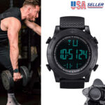 Men’s Military Sports Watch Waterproof Digital Tactical LED Backlight Wristwatch