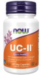 NOW® FOODS UC-II Collagen Joint Health – 60 Vcaps®, Fresh 12/25EX