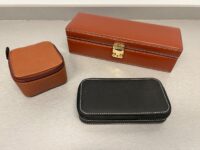 Three Very Nice Wrist Watch Storage Boxes – All For One Price!