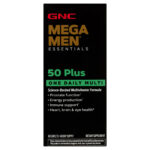 GNC Mega Men 50-Plus One Daily Multivitamin, 60 Tablets, Vitamin and Minerals