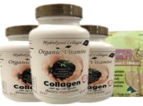 3 bottles 1000, Hydrolized Collagen + Vitamin C Capsule hydrolyzed ,colageina10