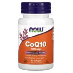 NOW Foods – CoQ10 Cardiovascular Health 100 mg. – 50 Softgels