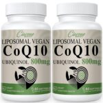 Liposomal CoQ10 800mg Ubiquinol Softgel Max Absorption (60 Ct. x 2)