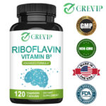 Riboflavin Vitamin B2 400mg – Support Cellular Energy Metabolism,Migraine Relief