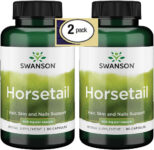 2 Pack, HORSETAIL,  500 mg 180 Caps (2×90), Healthy Hair, Skin & Nail, Exp. 2025