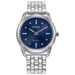 Citizen Eco-Drive Women’s Classics Silver Stainless Steel Watch 36MM FE7090-55L