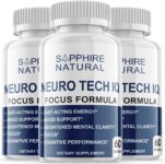 Neuro Tech IQ Pills- Neuro Tech IQ Nootropic Supplement For Brain Health -3 Pack