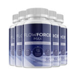 5-Pack Flow Force Max – Vegan, Male Vitality Supplement Pills – 300 Capsules