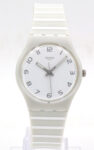 New Swiss Swatch Originals GRAYURE Silicone Stripes Watch 34mm GM190 $75