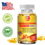 Ashwagandha Capsules – 120 Pills – 5000mg- Anxiety,Stress,Immune Support