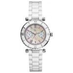 Guess Collection women’s diver CHIC WHITE pearl CERAMIC SWISS WATCH I35003L1S