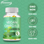 Vegan Omega-3 Algae Oil Capsules 475mg – High Strength DHA, Heart & Brain Health